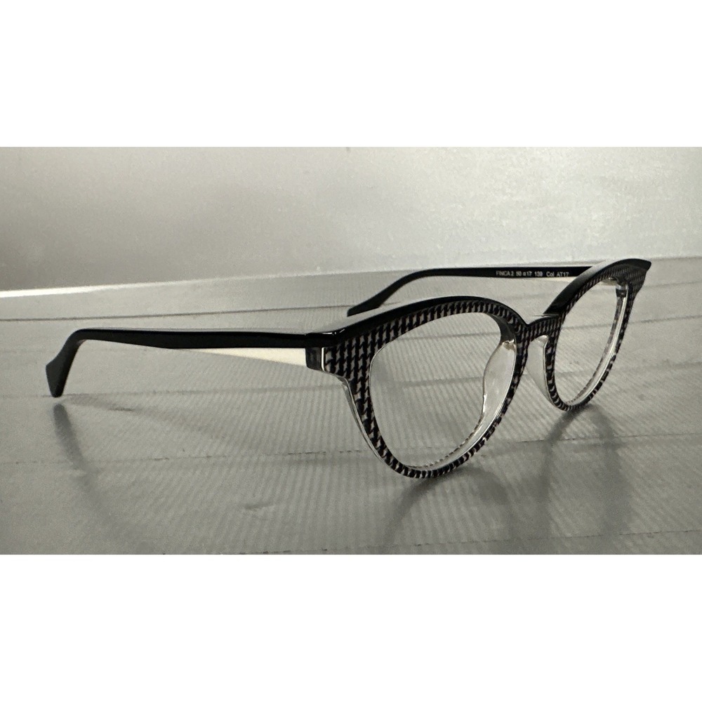Authentic Face A Face Finca  2 Col AT17 Black Eyeglasses( Frame Only ) Italy